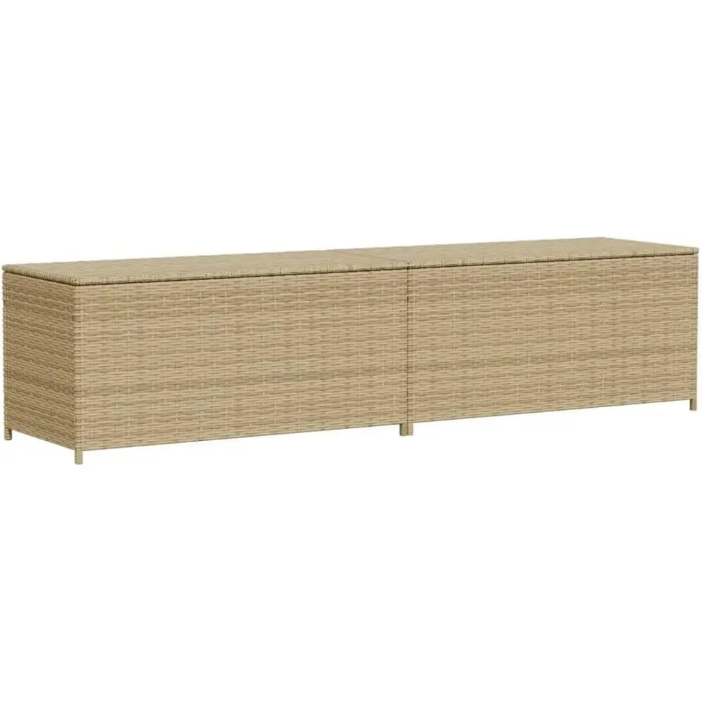 Large Outdoor Storage Box Beige PE Rattan Patio Container 19.7 x 78.7 x 22.8 in UV Stabilized Cushion Chest or Garden Deck Pools
Large Outdoor Storage Box Beige PE Rattan Patio Container 19.7 x 78.7 x 22.8 in UV Stabilized Cushion Chest or Garden Deck Pools