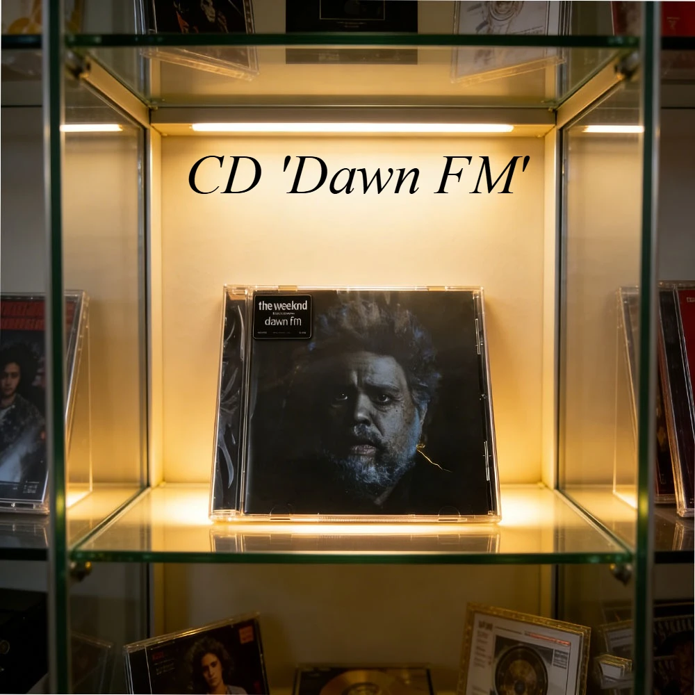 CD Dawn FM, An Album By Canadian Singer The Weeknd, Was Released in 2022 and Is A Representative Work of His 'dark Pop' Style.
CD Dawn FM, An Album By Canadian Singer The Weeknd, Was Released in 2022 and Is A Representative Work of His 'dark Pop' Style.
