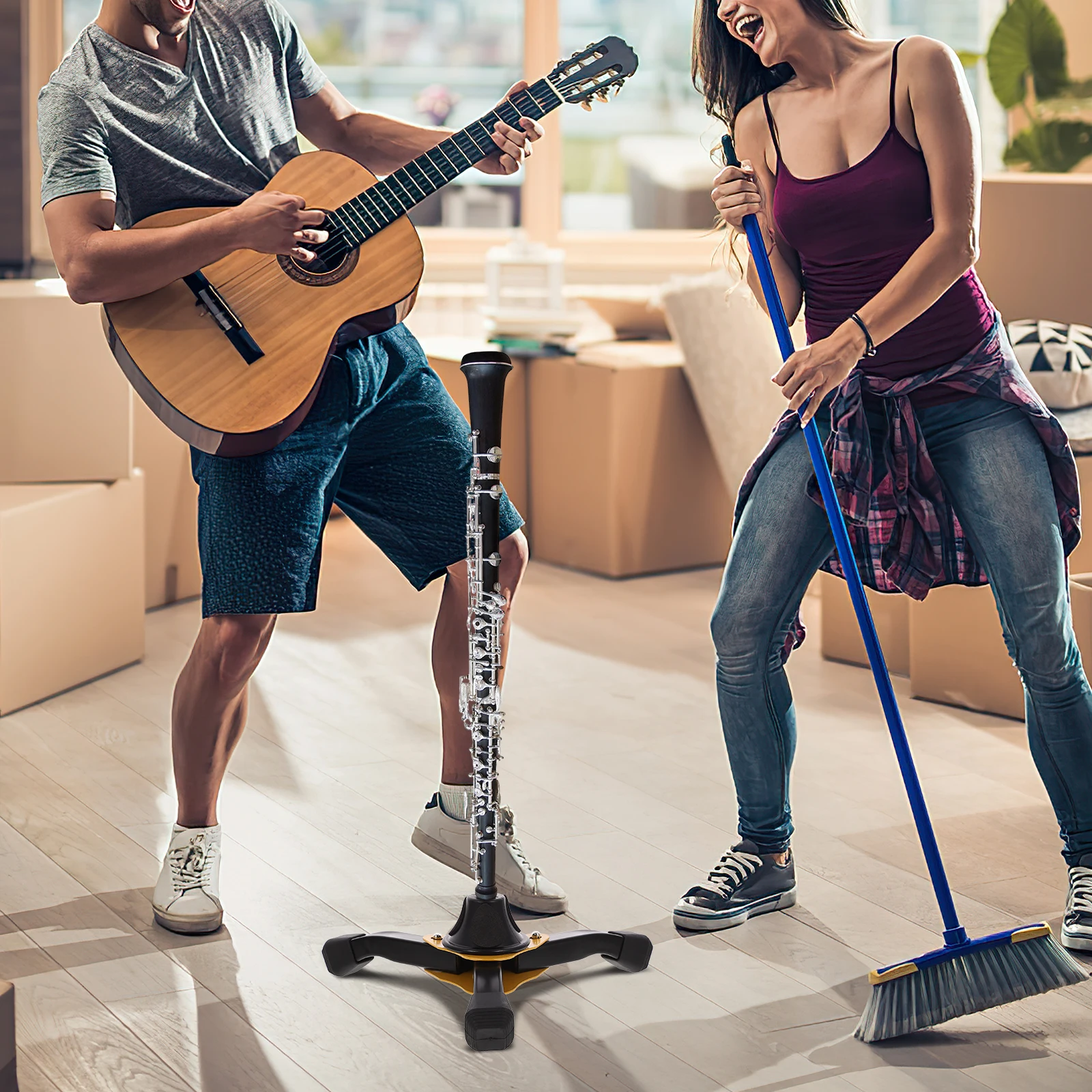 Musical Instrument Stand Instruments Wind Clarinet Accessories Fold Portable Bracket Iron Support Foldable Tripod Metal
Musical Instrument Stand Instruments Wind Clarinet Accessories Fold Portable Bracket Iron Support Foldable Tripod Metal