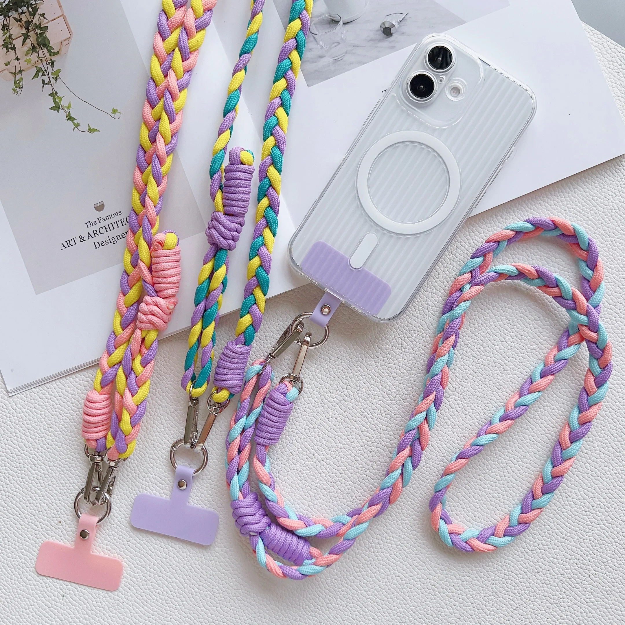 Плетеный регулируемый ремешок для мобильного телефона своими руками, модная длинная веревка через плечо, многофункциональный металлический ремешок для аксессуаров
Плетеный регулируемый ремешок для мобильного телефона своими руками, модная длинная веревка через плечо, многофункциональный металлический ремешок для аксессуаров