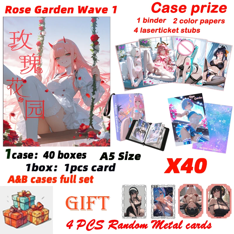 Newest Goddess Story Rose Garden Wave 1 A5 Collection Card Hobby Anime CCG Collectible Card Game Board Rare Trade Card Gifts
Newest Goddess Story Rose Garden Wave 1 A5 Collection Card Hobby Anime CCG Collectible Card Game Board Rare Trade Card Gifts