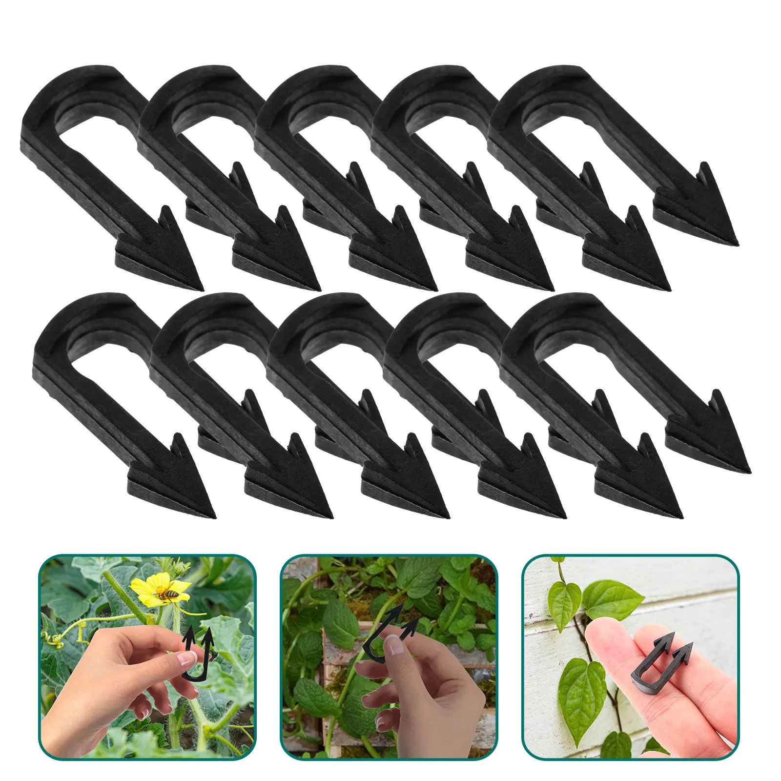 200Pcs Plant Vine Fixing Clips PVC Gardening Fastening Vines Fixture Clamps for Watermelon Strawberry Melon Vines
200Pcs Plant Vine Fixing Clips PVC Gardening Fastening Vines Fixture Clamps for Watermelon Strawberry Melon Vines