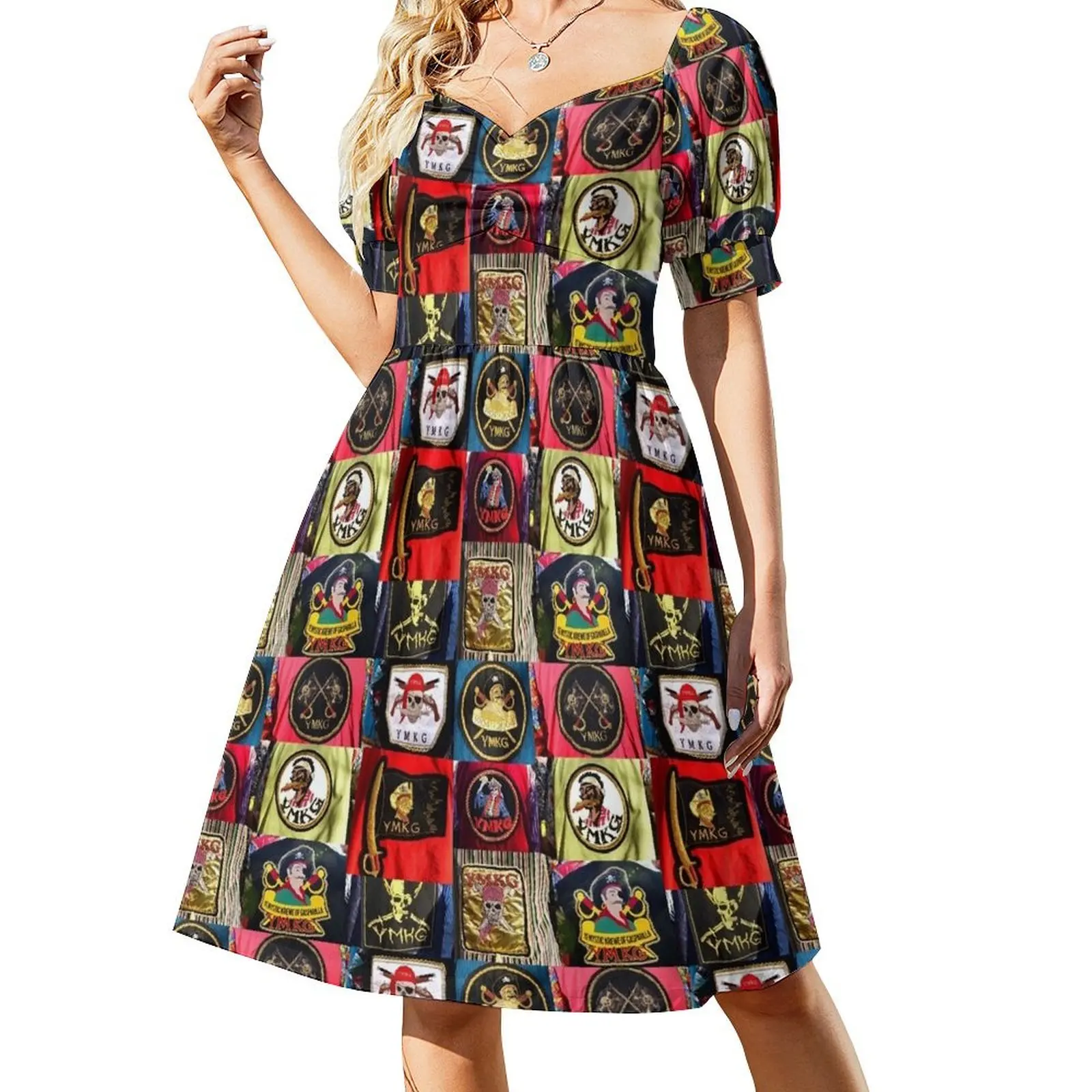 Gasparilla pirate patches Short Sleeved Dress Elegant gown ladies dresses for special occasions woman dress Dress
Gasparilla pirate patches Short Sleeved Dress Elegant gown ladies dresses for special occasions woman dress Dress
