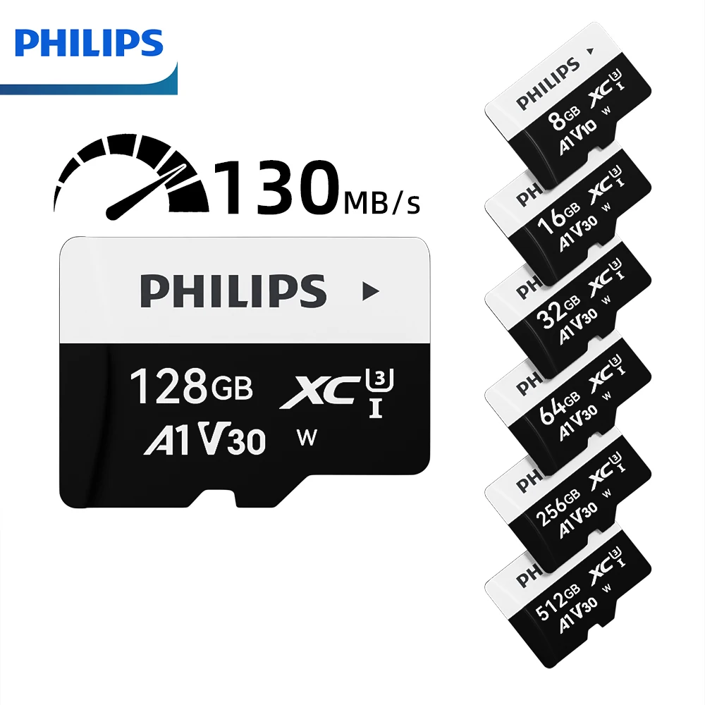 Philips TF Memory Card 8GB-512GB Smooth Recording Reliable File Storage Universal Card for Camera Phone Computer Monitor
Philips TF Memory Card 8GB-512GB Smooth Recording Reliable File Storage Universal Card for Camera Phone Computer Monitor