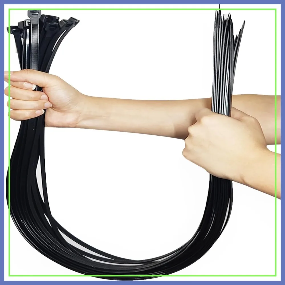 20 Pcs 36 Inch Heavy Duty Zip Ties, Nylon Cable Ties, 200 lbs Tensile Strength, Black
20 Pcs 36 Inch Heavy Duty Zip Ties, Nylon Cable Ties, 200 lbs Tensile Strength, Black
