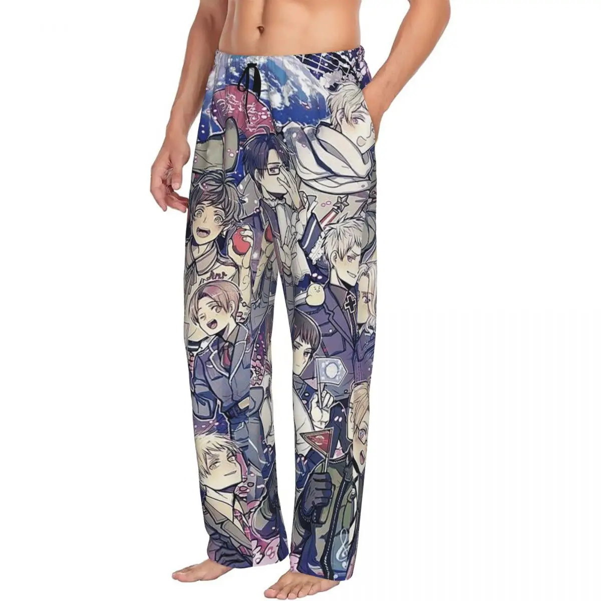 Custom Hetalia Group World Stars Men Pajama Pants Lounge Sleep Sleepwear Bottoms with Pockets
Custom Hetalia Group World Stars Men Pajama Pants Lounge Sleep Sleepwear Bottoms with Pockets