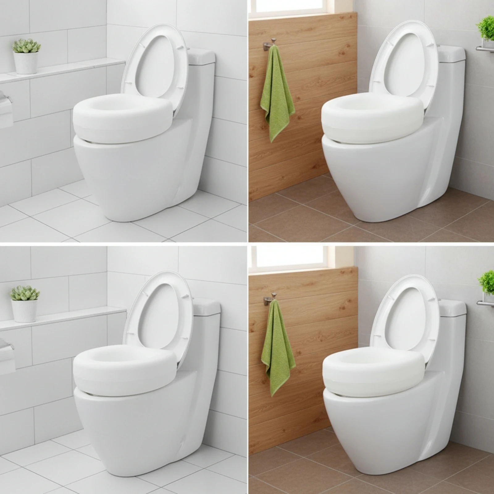 Toilet Seat Riser Elevated Raised Toilet Seat Long-Lasting Stable for Seniors, Bathroom, Home
Toilet Seat Riser Elevated Raised Toilet Seat Long-Lasting Stable for Seniors, Bathroom, Home