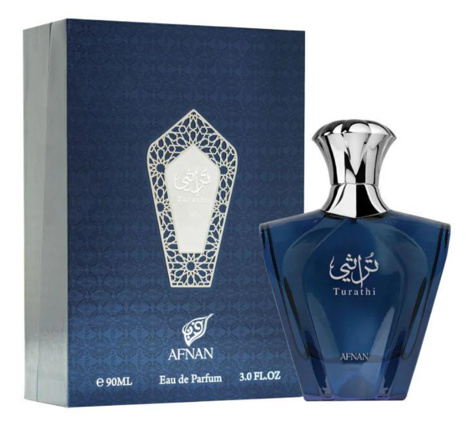 Afnan Turathi Eau De Parfum 100ml Long Lasting Fragrance for Men Bold Woody Spicy Scent Perfume Gift Spray
Afnan Turathi Eau De Parfum 100ml Long Lasting Fragrance for Men Bold Woody Spicy Scent Perfume Gift Spray