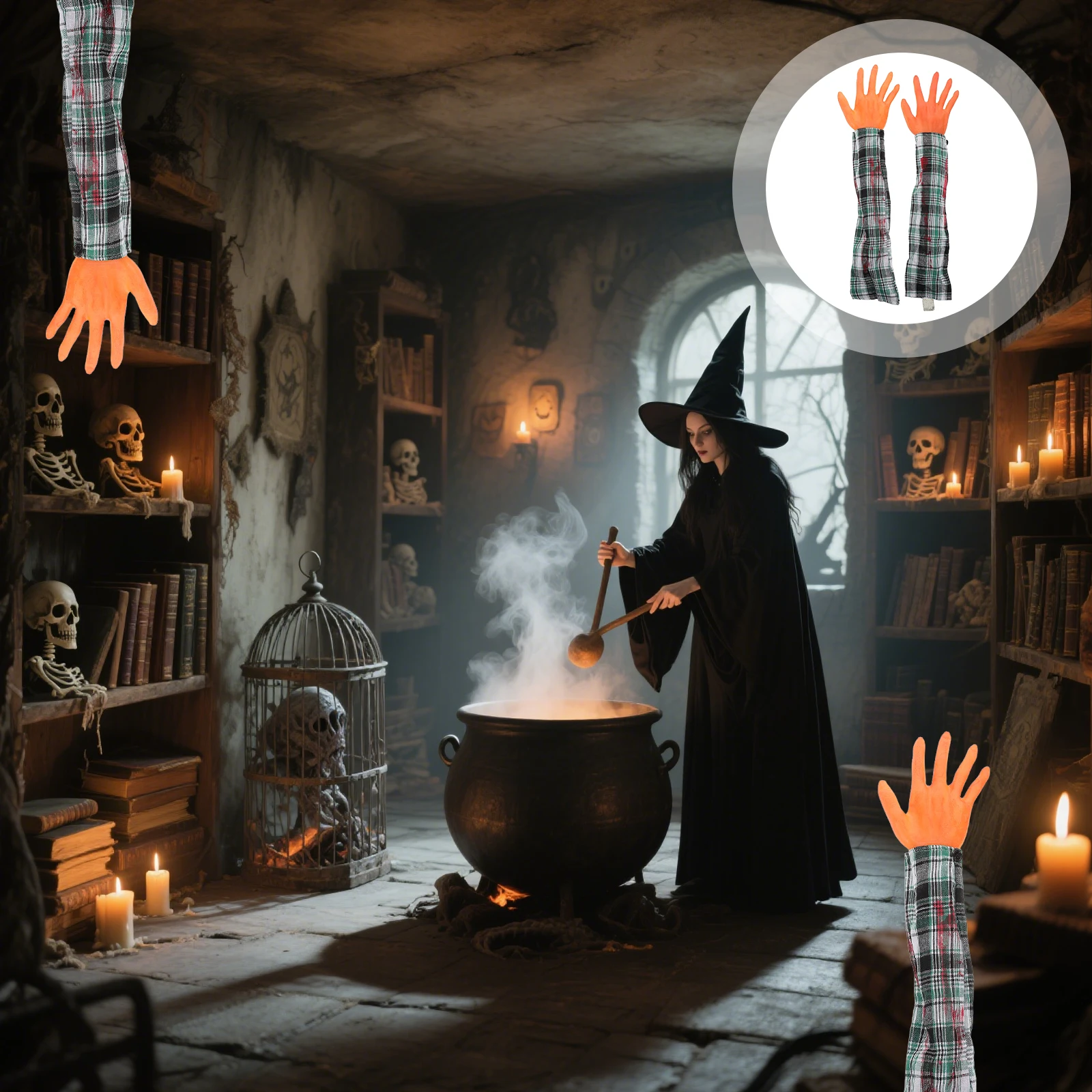 2 Pcs Horror Props Artificial Hands Broken Halloween Body Setting Fake Parts Model Bloody
2 Pcs Horror Props Artificial Hands Broken Halloween Body Setting Fake Parts Model Bloody