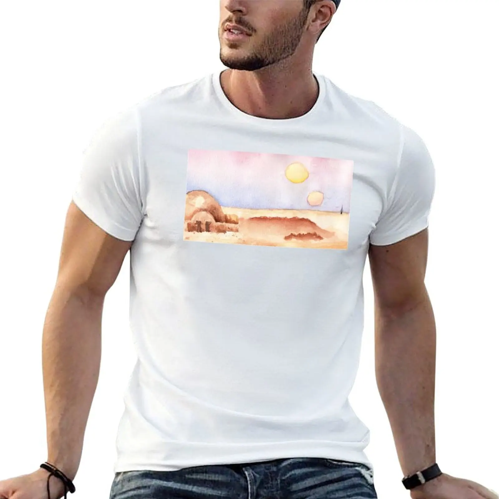 Tatooine Landscape T-Shirt cotton t shirt pack essential t shirt T-Shirt
Tatooine Landscape T-Shirt cotton t shirt pack essential t shirt T-Shirt