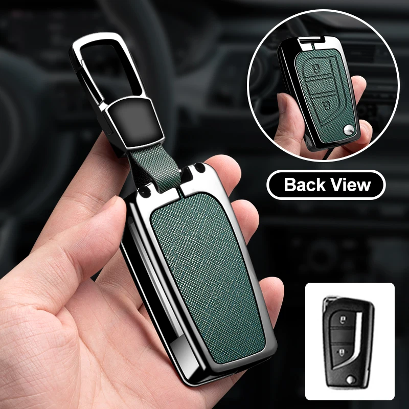 For Toyota Corolla Camry RAV4 C-HR Prius Venza Yaris Vios Hilux 2/3 buttons Metal Car Key Protective Case funda llave llavero
For Toyota Corolla Camry RAV4 C-HR Prius Venza Yaris Vios Hilux 2/3 buttons Metal Car Key Protective Case funda llave llavero