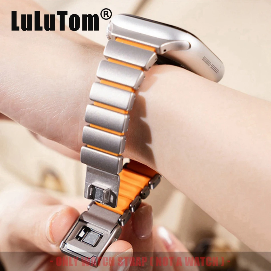 Slim Stainless Steel Silicone Watch Strap for Apple Watch 11 10 9 8 7 6 5 SE 4 Women's Magnetic Clasp Band Iwatch 38 40 41 42 mm
Slim Stainless Steel Silicone Watch Strap for Apple Watch 11 10 9 8 7 6 5 SE 4 Women's Magnetic Clasp Band Iwatch 38 40 41 42 mm
