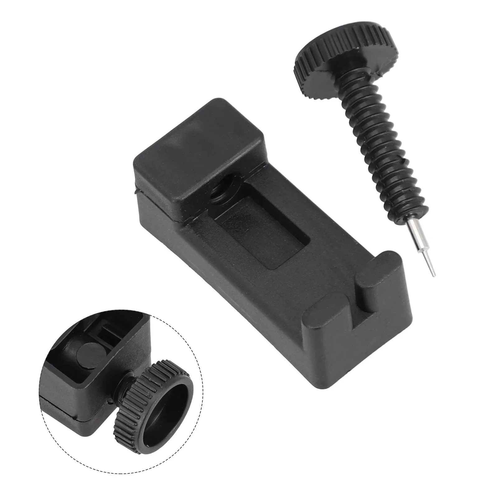 Watch Link Belt Remover Black/Silver Hand Tools Opener Pin Remover Plastic+Metal Tools Watch Repair Adjustable
Watch Link Belt Remover Black/Silver Hand Tools Opener Pin Remover Plastic+Metal Tools Watch Repair Adjustable