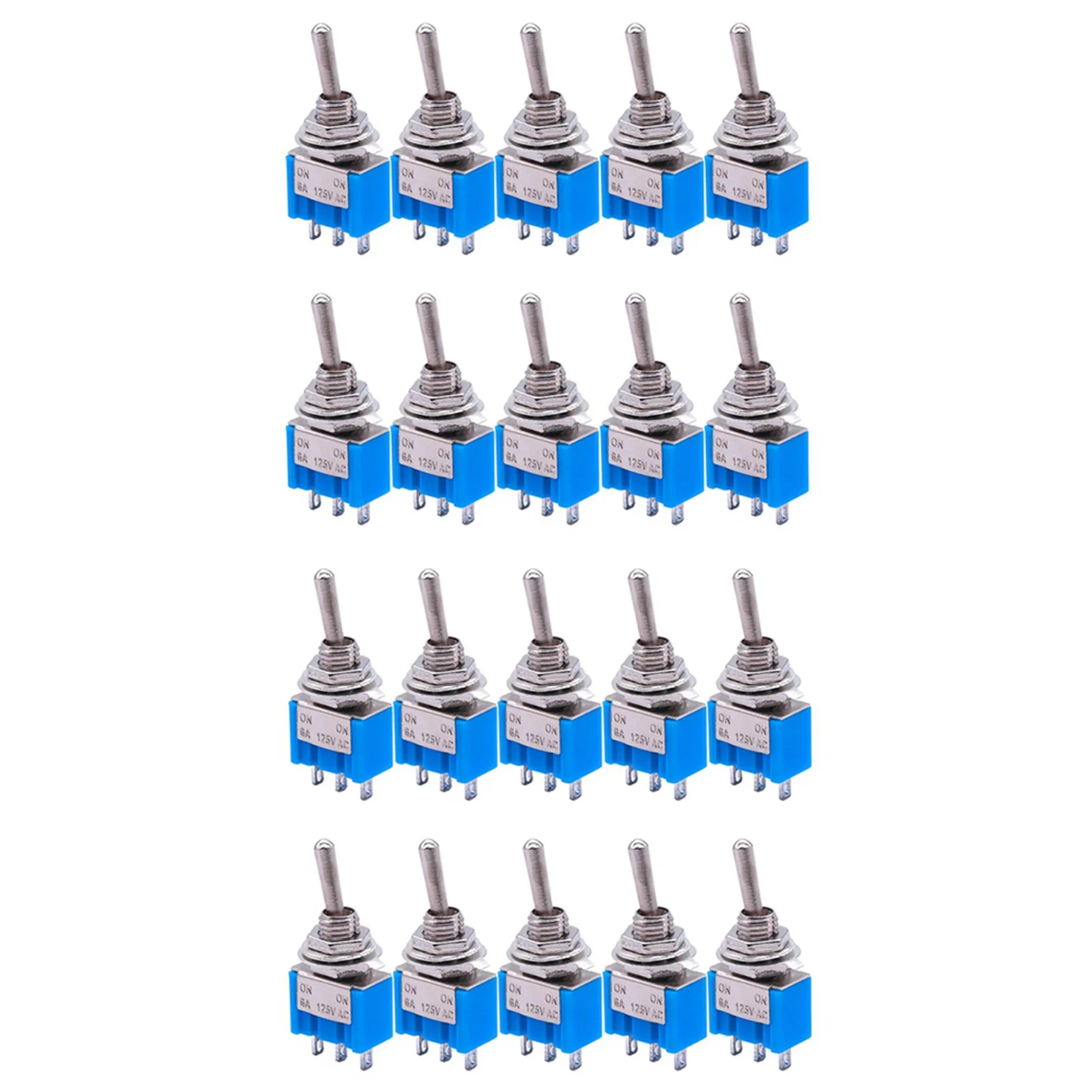 2025 Hot Style 20Pcs SPDT Mini Toggle Switch 3-Pin 2 Position ON/ON Miniature Toggle Switch 6A 125V AC Toggle Switch MTS-102
2025 Hot Style 20Pcs SPDT Mini Toggle Switch 3-Pin 2 Position ON/ON Miniature Toggle Switch 6A 125V AC Toggle Switch MTS-102