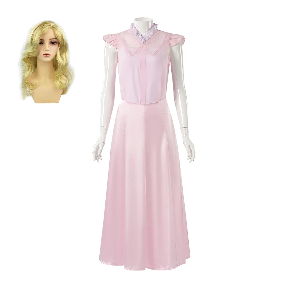 Glinda Cosplay Costume for Women Elegant Uniform Top Skirts Wig Vampire Movie Party Pink Suit Halloween Party Outfits
Glinda Cosplay Costume for Women Elegant Uniform Top Skirts Wig Vampire Movie Party Pink Suit Halloween Party Outfits