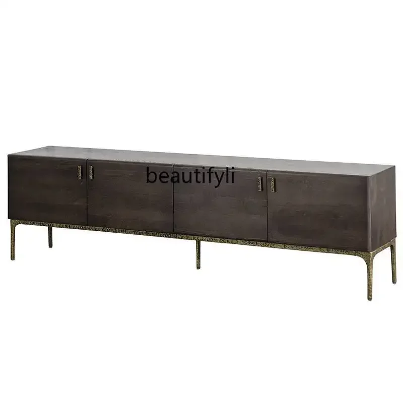 Q181 Nordic Light Luxury Minimalist Living Room Solid Wood TV Cabinet Small Apartment Simple Modern TV Cabinet furniture
Q181 Nordic Light Luxury Minimalist Living Room Solid Wood TV Cabinet Small Apartment Simple Modern TV Cabinet furniture