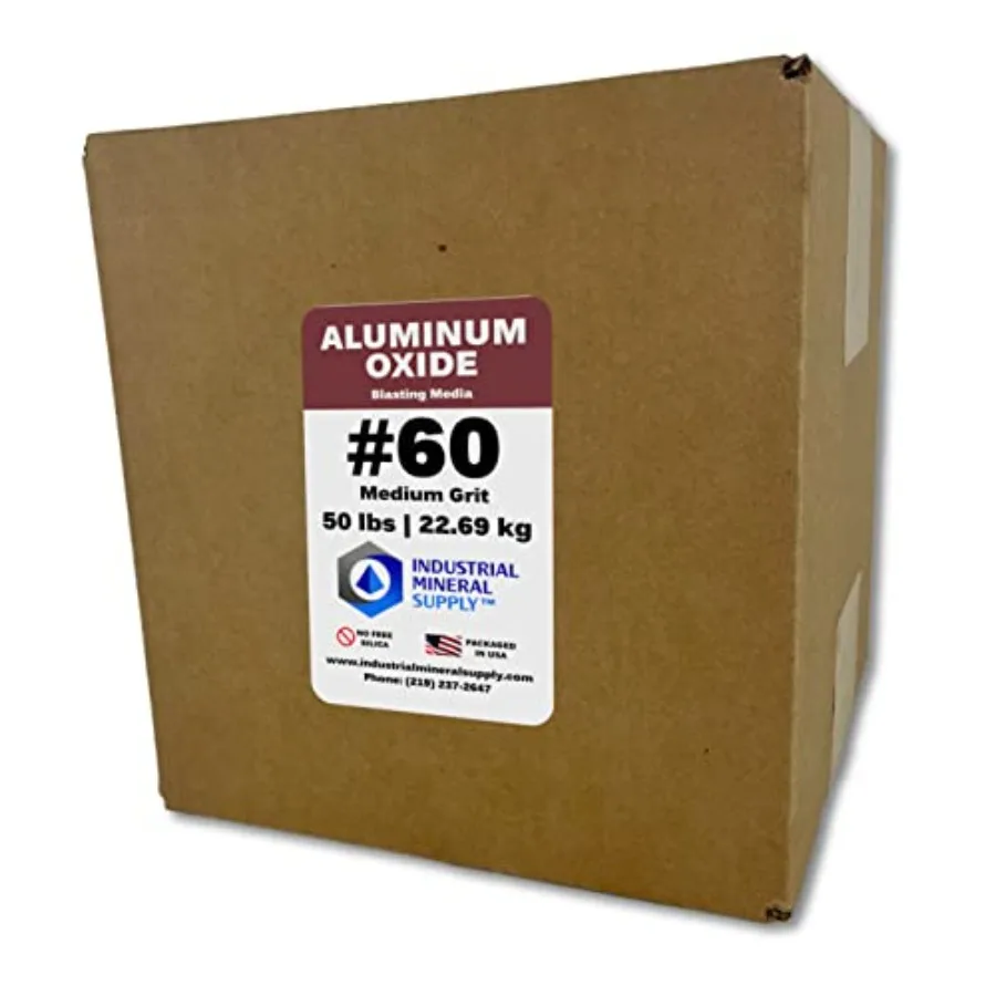 Aluminum Oxide - 50 lbs. or 22. 69 kg. - Sand Blasting Abrasive Media for Sandblasters Sandblast Guns and Blast Cabinets #60 Gr
Aluminum Oxide - 50 lbs. or 22. 69 kg. - Sand Blasting Abrasive Media for Sandblasters Sandblast Guns and Blast Cabinets #60 Gr