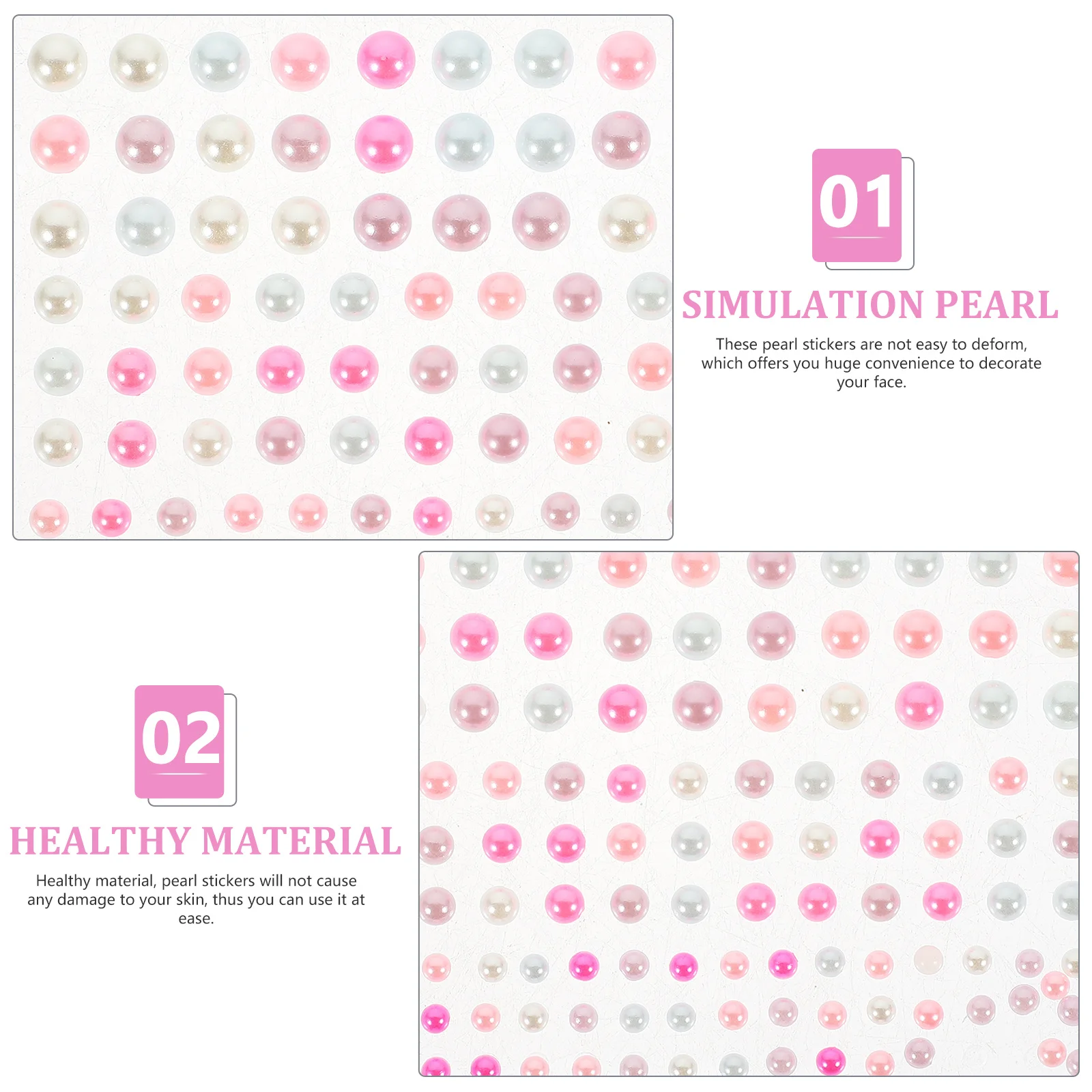 Craft Pearls Self-Adhesive Pearl Stickers for Makeup Face Decals Hair Jewels Faux Pearl Embellishment Self Adhesive Pearls
Craft Pearls Self-Adhesive Pearl Stickers for Makeup Face Decals Hair Jewels Faux Pearl Embellishment Self Adhesive Pearls