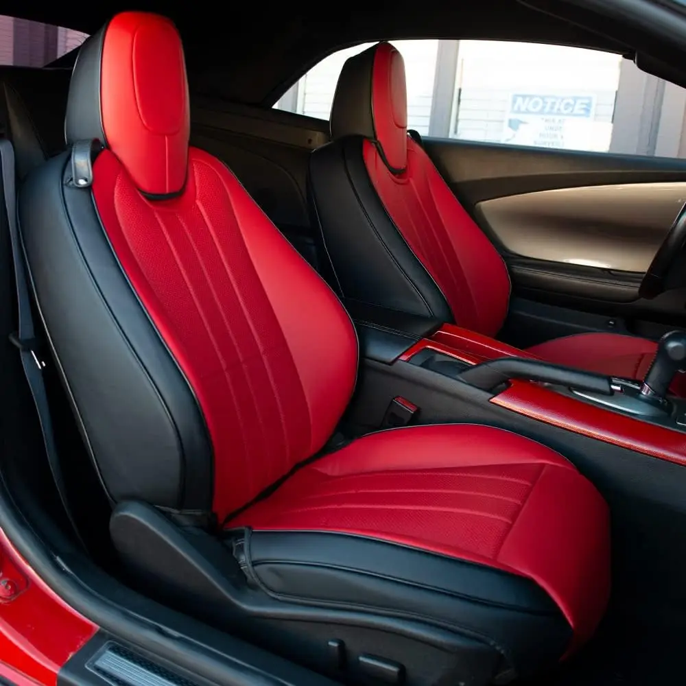 Custom Fit for 2010-2015 5th Camaro Car Seat Cover Full Set Nappa leather for 2016-2024 6th Generation Chevrolet Camaro
Custom Fit for 2010-2015 5th Camaro Car Seat Cover Full Set Nappa leather for 2016-2024 6th Generation Chevrolet Camaro