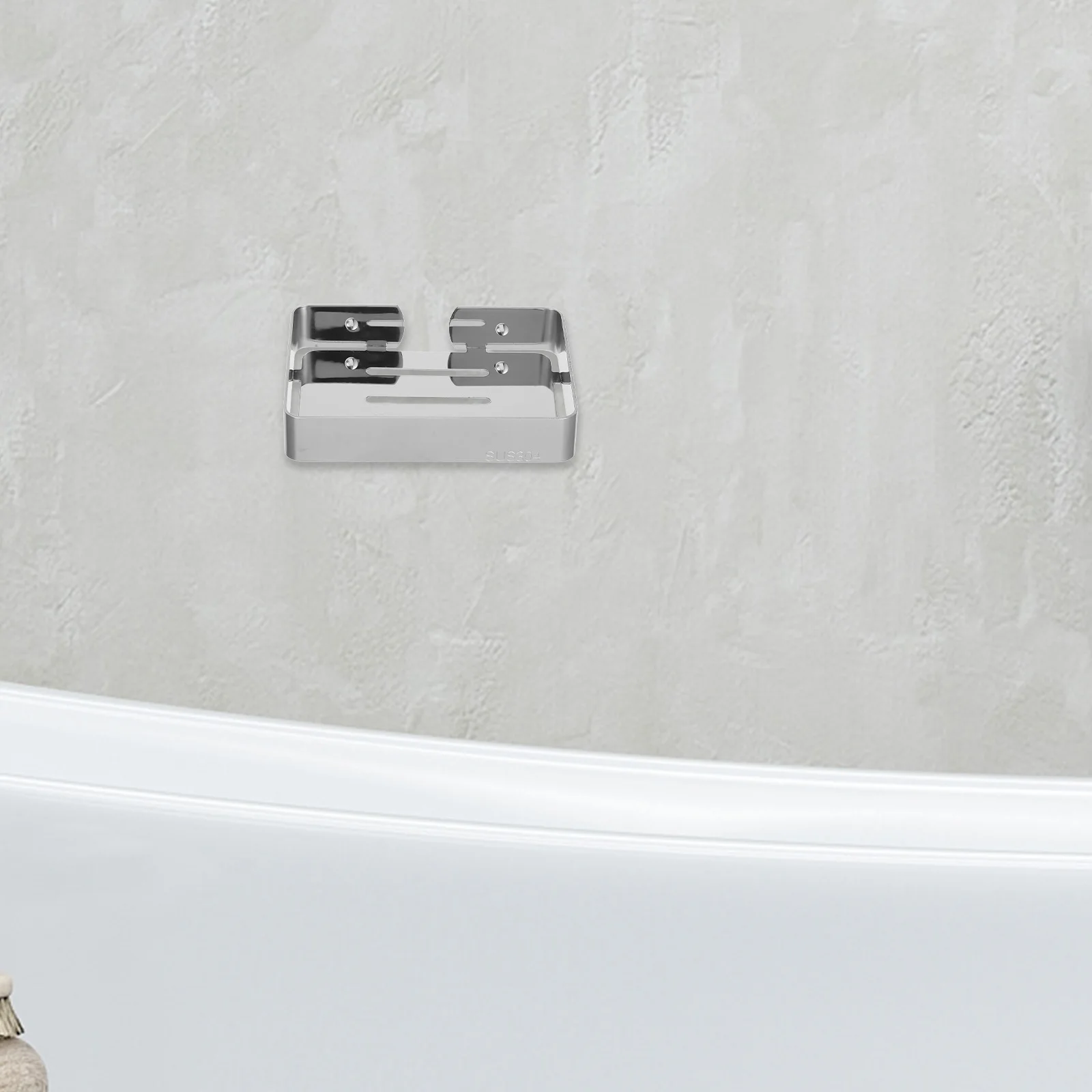 Wall Mounted Stainless Steel Soap Dish Easy Install Wear-Resistant Bathroom Shower Holder Sponges Brushes Storage
Wall Mounted Stainless Steel Soap Dish Easy Install Wear-Resistant Bathroom Shower Holder Sponges Brushes Storage