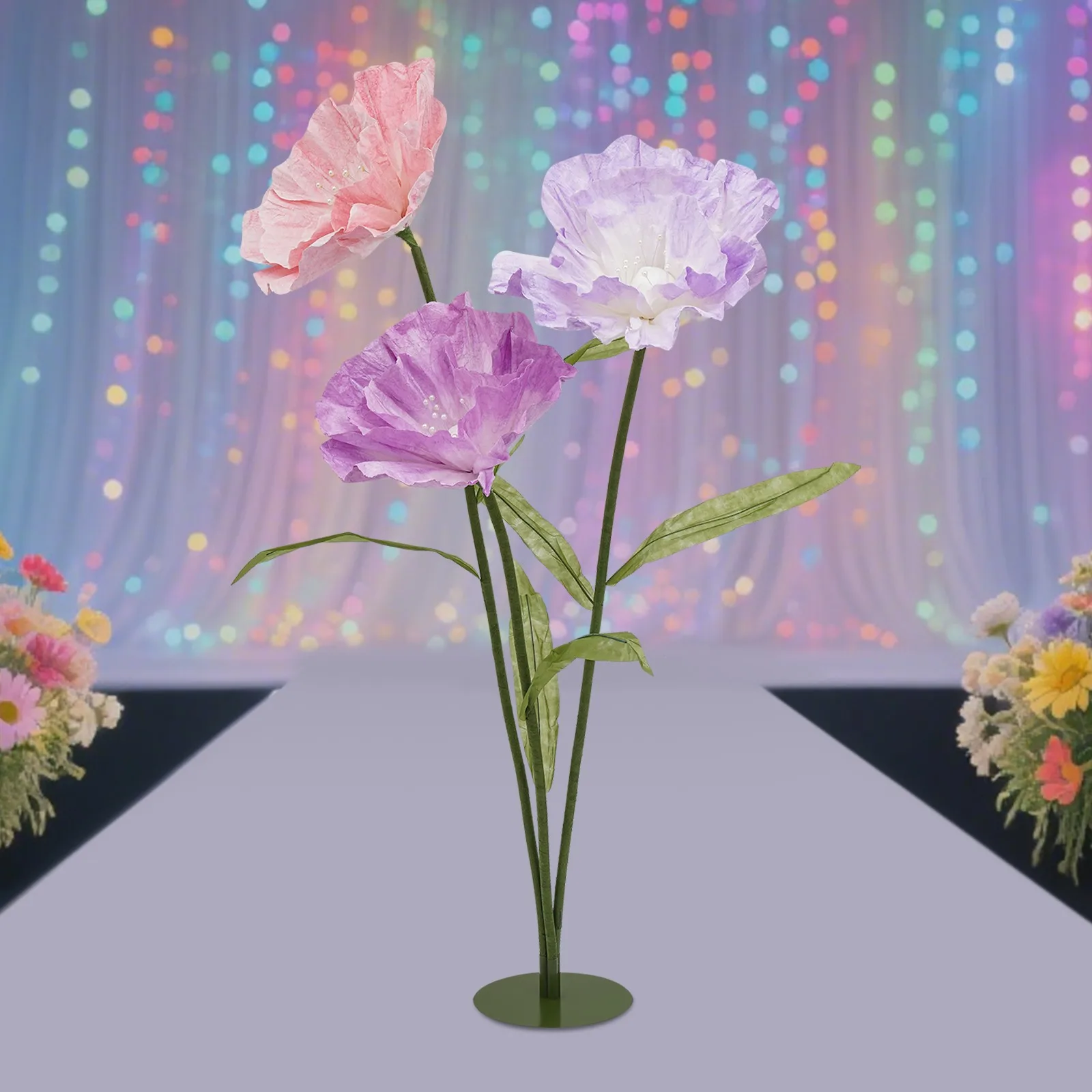 3 Flower Heads Giant Artificial Flowers Freestanding Large Artificial Flowers with Stems & Base
3 Flower Heads Giant Artificial Flowers Freestanding Large Artificial Flowers with Stems & Base
