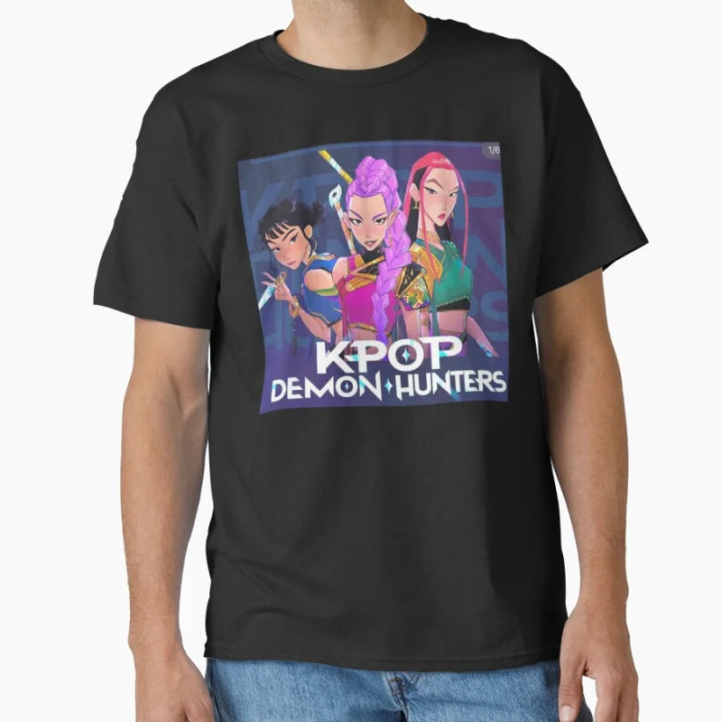 K-pop Demon Hunters Design Retro cute cartoon Anime T-shirt for Musical Fan large size Tops S-6XL gift clothing
K-pop Demon Hunters Design Retro cute cartoon Anime T-shirt for Musical Fan large size Tops S-6XL gift clothing