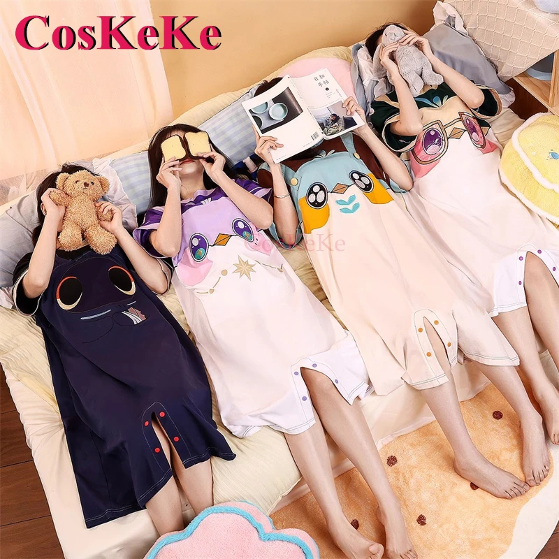CosKeKe Blade/Aventurine/Robin/Firefly Cosplay Costume Game Honkai: Star Rail Little Bird Lovely Sweet Pajamas Leisure Wear New
CosKeKe Blade/Aventurine/Robin/Firefly Cosplay Costume Game Honkai: Star Rail Little Bird Lovely Sweet Pajamas Leisure Wear New