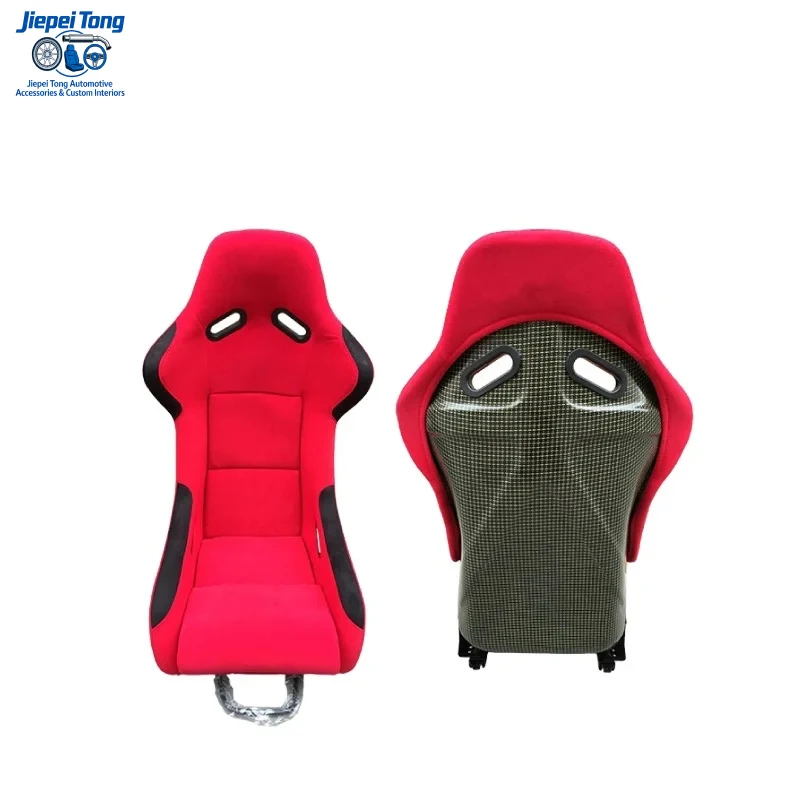High Quality Best Price Reclining Backrest Red Black Velvet Racing Barrel Seat
High Quality Best Price Reclining Backrest Red Black Velvet Racing Barrel Seat