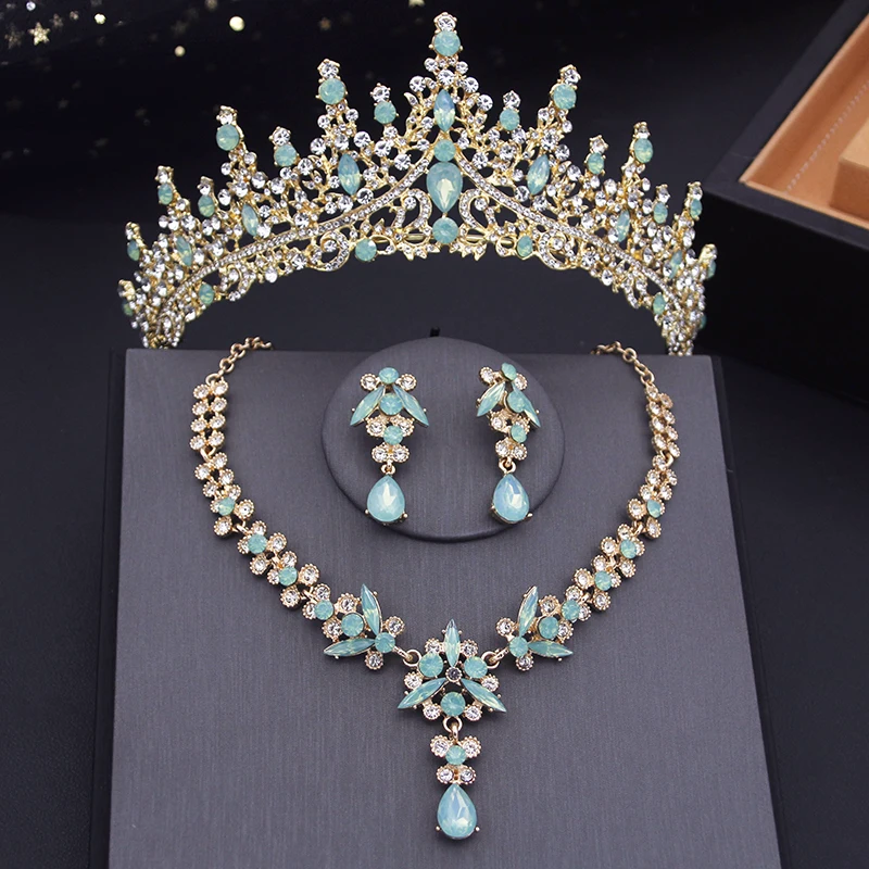 Vintage Bridal Jewelry Sets for Women Tiaras Crown Choker Necklace Earrings Prom Bride Wedding Dress Jewelry Set Accessories
Vintage Bridal Jewelry Sets for Women Tiaras Crown Choker Necklace Earrings Prom Bride Wedding Dress Jewelry Set Accessories