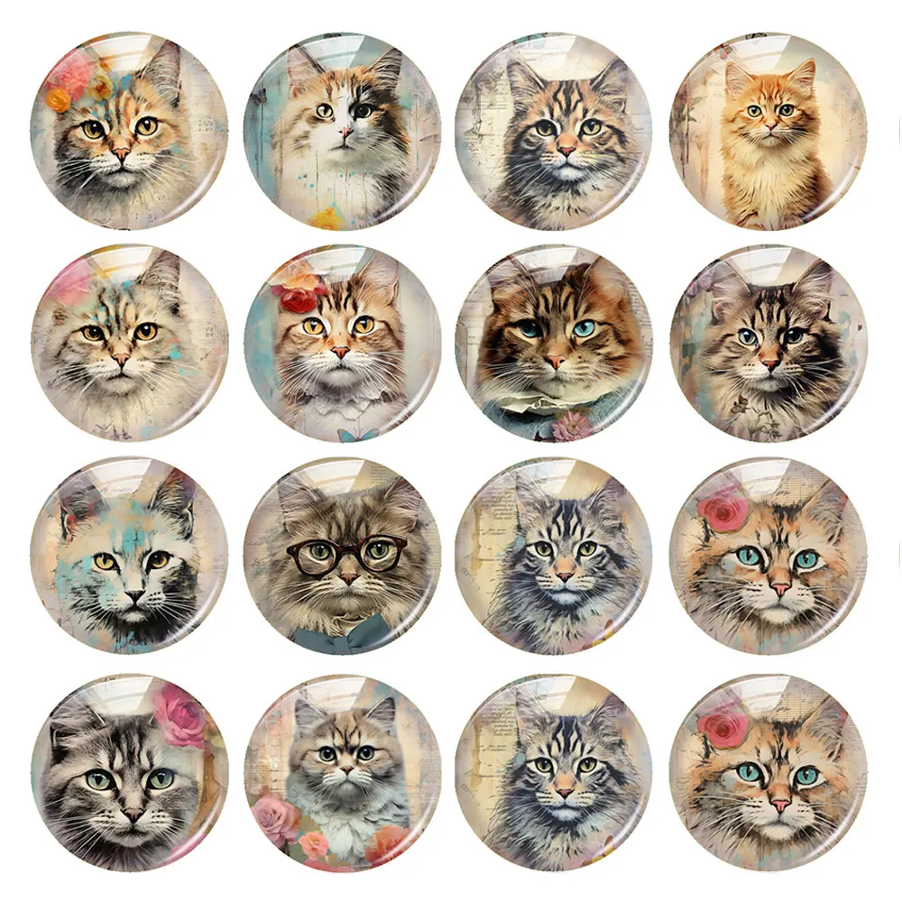 Handmade Retro Cat Flower Photo Glass Cabochon Flatback Demo Flat Back Cameo For Diy Jewelry Making Supplies Accessories
Handmade Retro Cat Flower Photo Glass Cabochon Flatback Demo Flat Back Cameo For Diy Jewelry Making Supplies Accessories