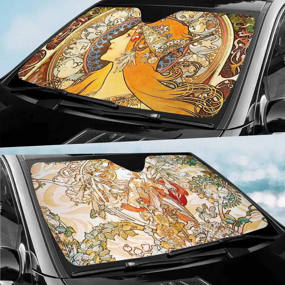 Art A-Alphonse M-Mucha Иллюстрация Лобовое Стекло автомобиля Солнцезащитный Козырек Складной Автомобильный Солнцезащитный Козырек Окно УФ
Art A-Alphonse M-Mucha Иллюстрация Лобовое Стекло автомобиля Солнцезащитный Козырек Складной Автомобильный Солнцезащитный Козырек Окно УФ
