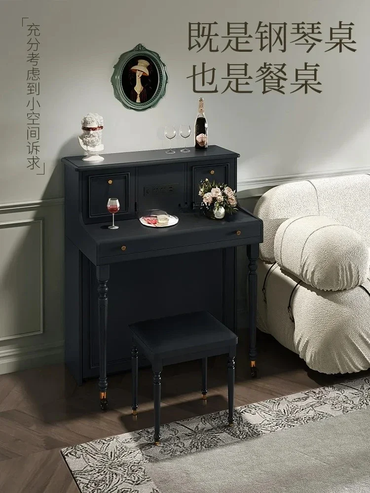 A French retro style dining table foldable retractable dining table and chair combination dining side cabinet integrated table
A French retro style dining table foldable retractable dining table and chair combination dining side cabinet integrated table