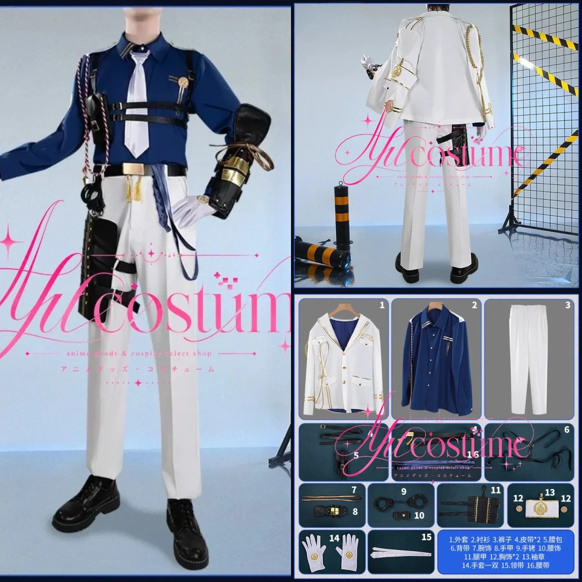 Touken Ranbu Futatsuhigiri Sadamune Cosplay Costume Full Set Samurai Sword Character Anime Convention Outfit
Touken Ranbu Futatsuhigiri Sadamune Cosplay Costume Full Set Samurai Sword Character Anime Convention Outfit