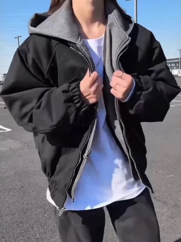 Мужская повседневная бейсбольная майка American Sle, свободная длина, весенне-осенняя рабочая одежда, тюртер для пары, модная искусственная двухсекционная одежда
Мужская повседневная бейсбольная майка American Sle, свободная длина, весенне-осенняя рабочая одежда, тюртер для пары, модная искусственная двухсекционная одежда