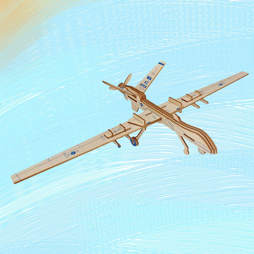3D Wooden Assemble DIY Education Unmanned Reconnaissance Drone Puzzle Exercise Cognition Color Craft
3D Wooden Assemble DIY Education Unmanned Reconnaissance Drone Puzzle Exercise Cognition Color Craft