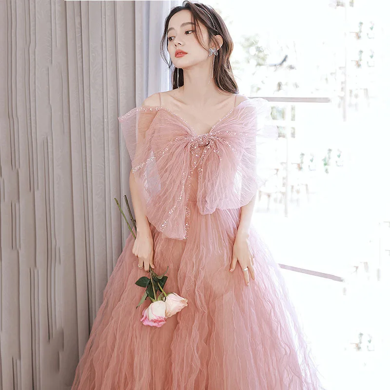 Sweet Pink Mesh Qipao Evening Party Dress Fairy Dreamy Strapless Off Shoulder Formal Party Dress Birthday Party Banquet Dress
Sweet Pink Mesh Qipao Evening Party Dress Fairy Dreamy Strapless Off Shoulder Formal Party Dress Birthday Party Banquet Dress