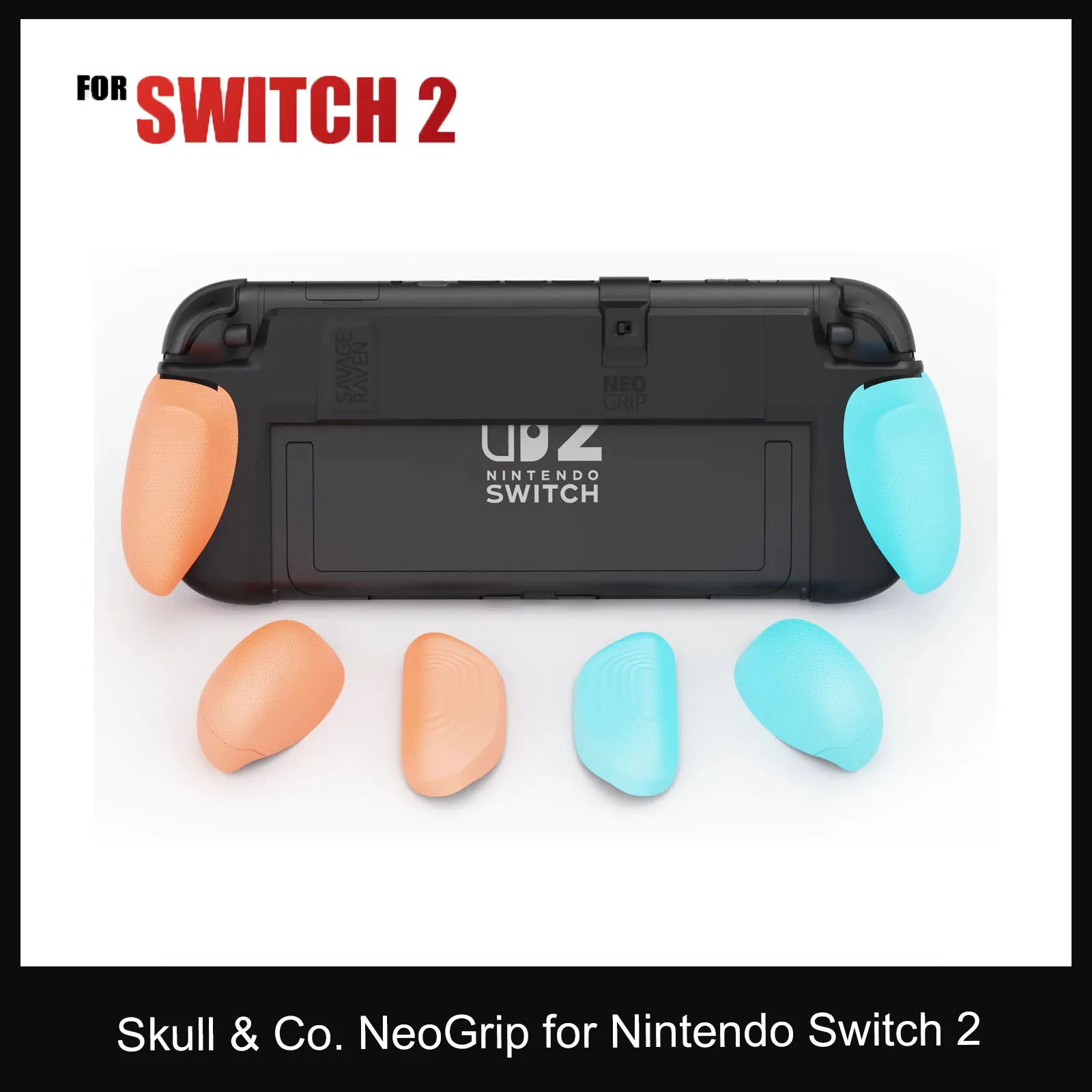 Savage Raven by Skull & Co. NeoGrip with Replaceable Ergonomic Grip Protective Case for Nintendo Switch 2 NS2 2025 Game Console
Savage Raven by Skull & Co. NeoGrip with Replaceable Ergonomic Grip Protective Case for Nintendo Switch 2 NS2 2025 Game Console