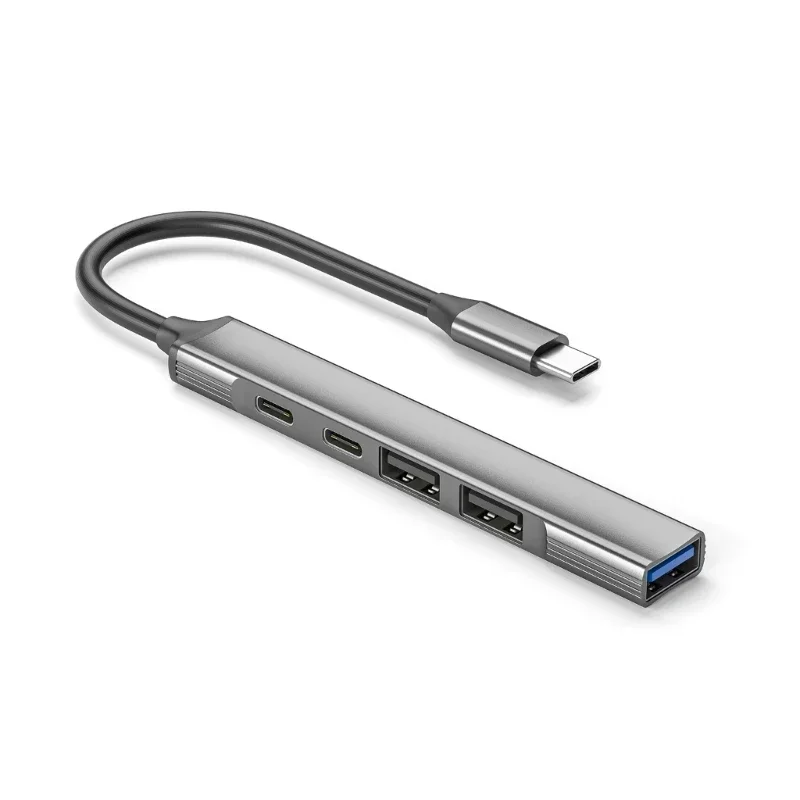5 In 1 Type C Hub With PD 60W Charging,2xUSB2.0 USB3.0 USB C 10Gbps For Laptops, Desktops, And Mobile Devices
5 In 1 Type C Hub With PD 60W Charging,2xUSB2.0 USB3.0 USB C 10Gbps For Laptops, Desktops, And Mobile Devices