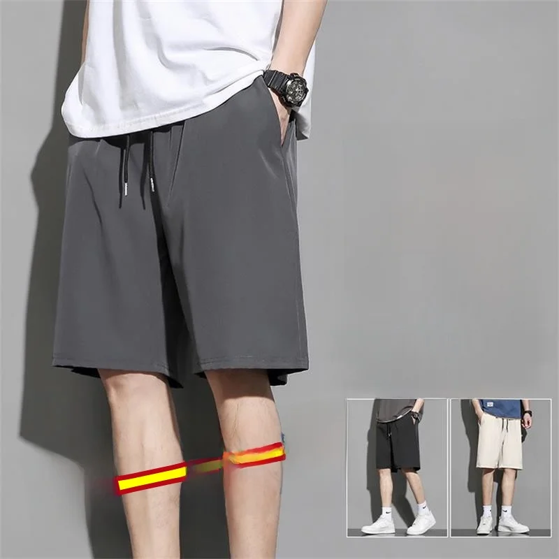 Loose Casual Ice Silk ort Pants Five Parts Summer Home Leisure Sports orts Elastic Waist Youth Active Thin Straight Tube
Loose Casual Ice Silk ort Pants Five Parts Summer Home Leisure Sports orts Elastic Waist Youth Active Thin Straight Tube