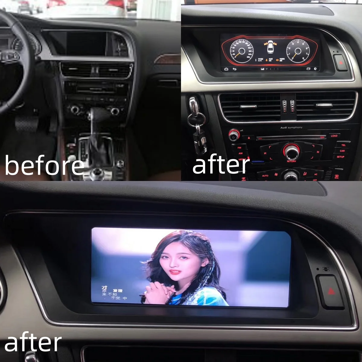 Android 13 8 Core GPS Multimedia Player for Audi A4 A4L B8 Right Driver RHD Car Video Radio Stereo System CARPLAY 4G WIFI
Android 13 8 Core GPS Multimedia Player for Audi A4 A4L B8 Right Driver RHD Car Video Radio Stereo System CARPLAY 4G WIFI
