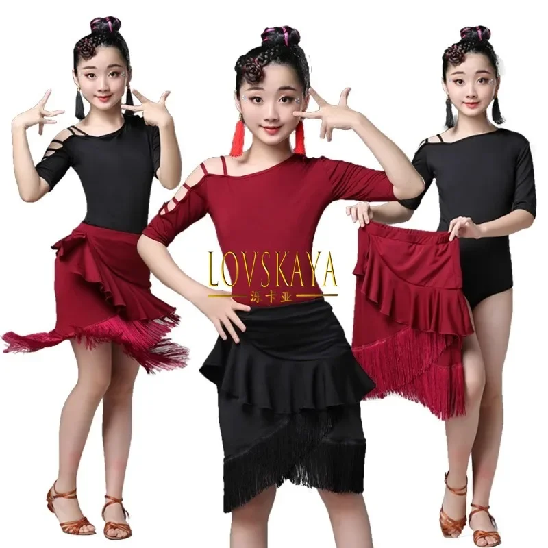 New Training Clothes for Girls Latin Dance Skirt Performance Clothes Latin Dance Performance Clothes 
New Training Clothes for Girls Latin Dance Skirt Performance Clothes Latin Dance Performance Clothes