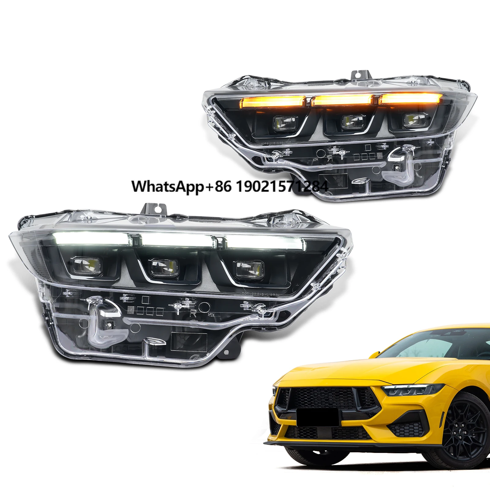 Archaic LED Lighting Assembly Front Lamp Plug and Play Black 3U Headlamp for Ford Mustang Head Lamp 2024 + Headlights OEM Style
Archaic LED Lighting Assembly Front Lamp Plug and Play Black 3U Headlamp for Ford Mustang Head Lamp 2024 + Headlights OEM Style