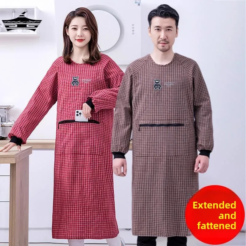 Extended plus Size Spring Autumn Apron Women's Long Sve Work orm Kitchen Home Use Office Work Clothing Men's Apron
Extended plus Size Spring Autumn Apron Women's Long Sve Work orm Kitchen Home Use Office Work Clothing Men's Apron