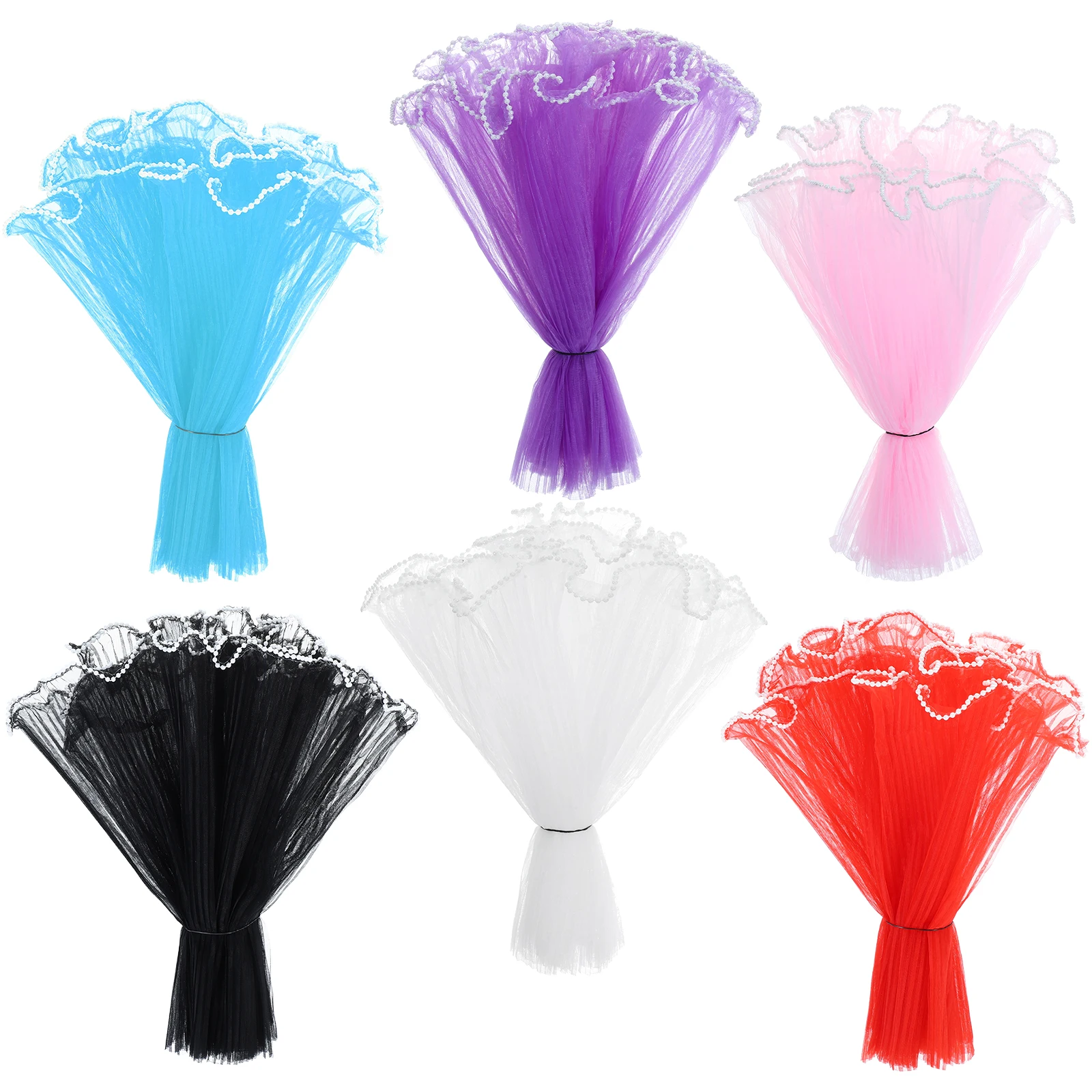 6 Pcs Flower Packaging Lining Decoration Bouquet Floral Wrapping Mesh Organza Gift Wrapper Yarn for Paper Decorate
6 Pcs Flower Packaging Lining Decoration Bouquet Floral Wrapping Mesh Organza Gift Wrapper Yarn for Paper Decorate