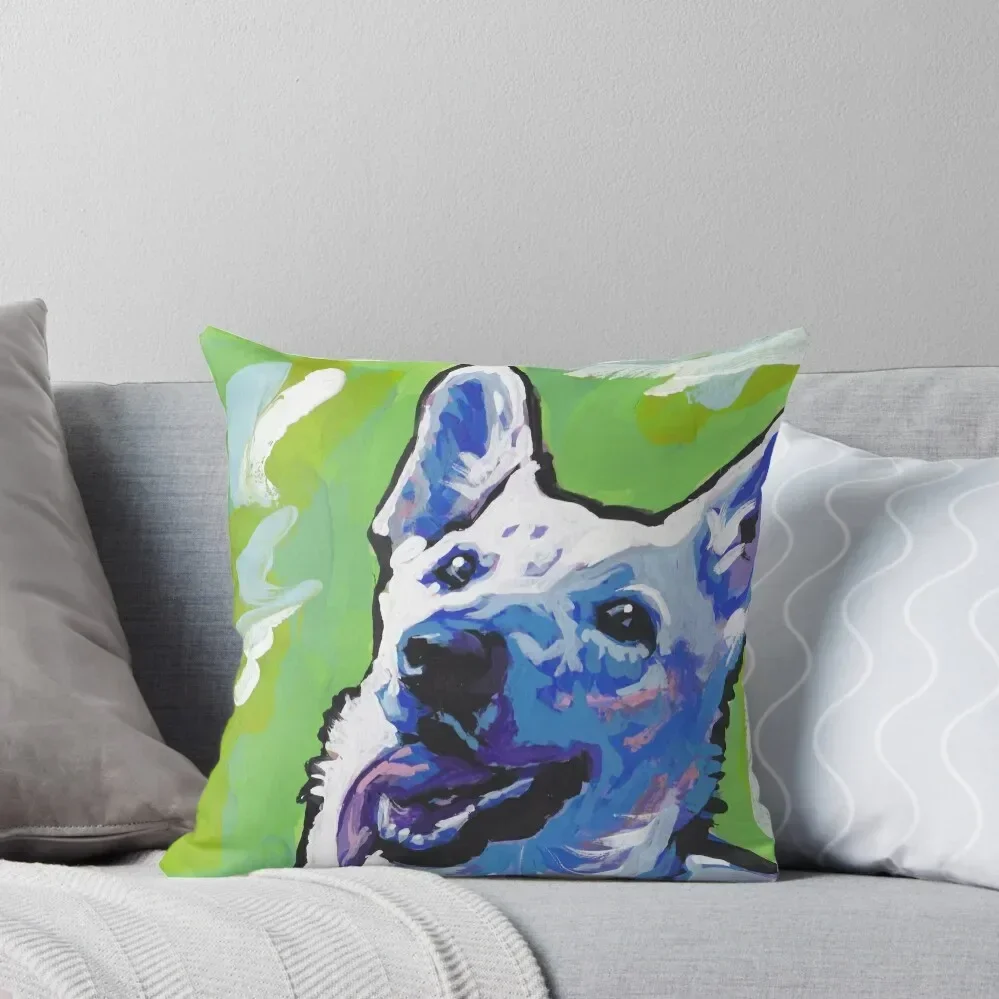 White German Shepherd Bright colorful pop dog art Throw Pillow Sofa Cushions Custom Cushion pillow
White German Shepherd Bright colorful pop dog art Throw Pillow Sofa Cushions Custom Cushion pillow