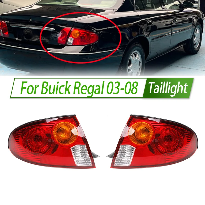 For Buick Regal 03-08 Car Taillight Assembly OEM Style Rear Lamp with Turn Signal Reverse Light Direct Fit Replacement
For Buick Regal 03-08 Car Taillight Assembly OEM Style Rear Lamp with Turn Signal Reverse Light Direct Fit Replacement