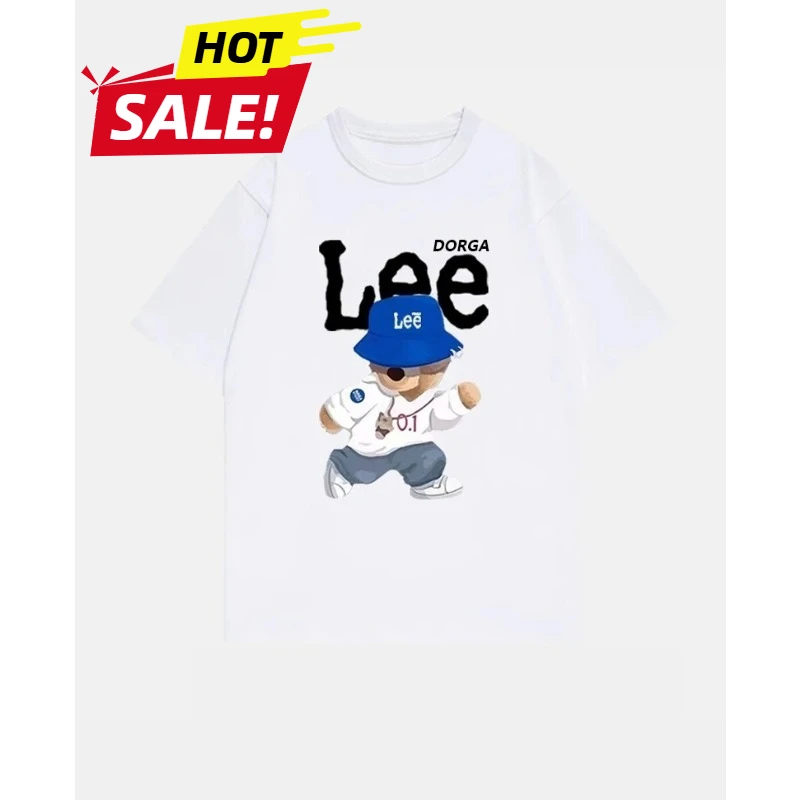 2025 New LEE Co Branded Printed Short Sleeved T-shirt Made of Pure Cotton Round Neck Loose Fit Plus Size
2025 New LEE Co Branded Printed Short Sleeved T-shirt Made of Pure Cotton Round Neck Loose Fit Plus Size