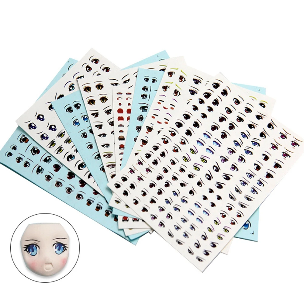 4pcs/Set Doll Eyes Stickers Cartoon Eyes Anime Figurine Dolls Eye Stickers For DIY for BJD/SD Dolls
4pcs/Set Doll Eyes Stickers Cartoon Eyes Anime Figurine Dolls Eye Stickers For DIY for BJD/SD Dolls