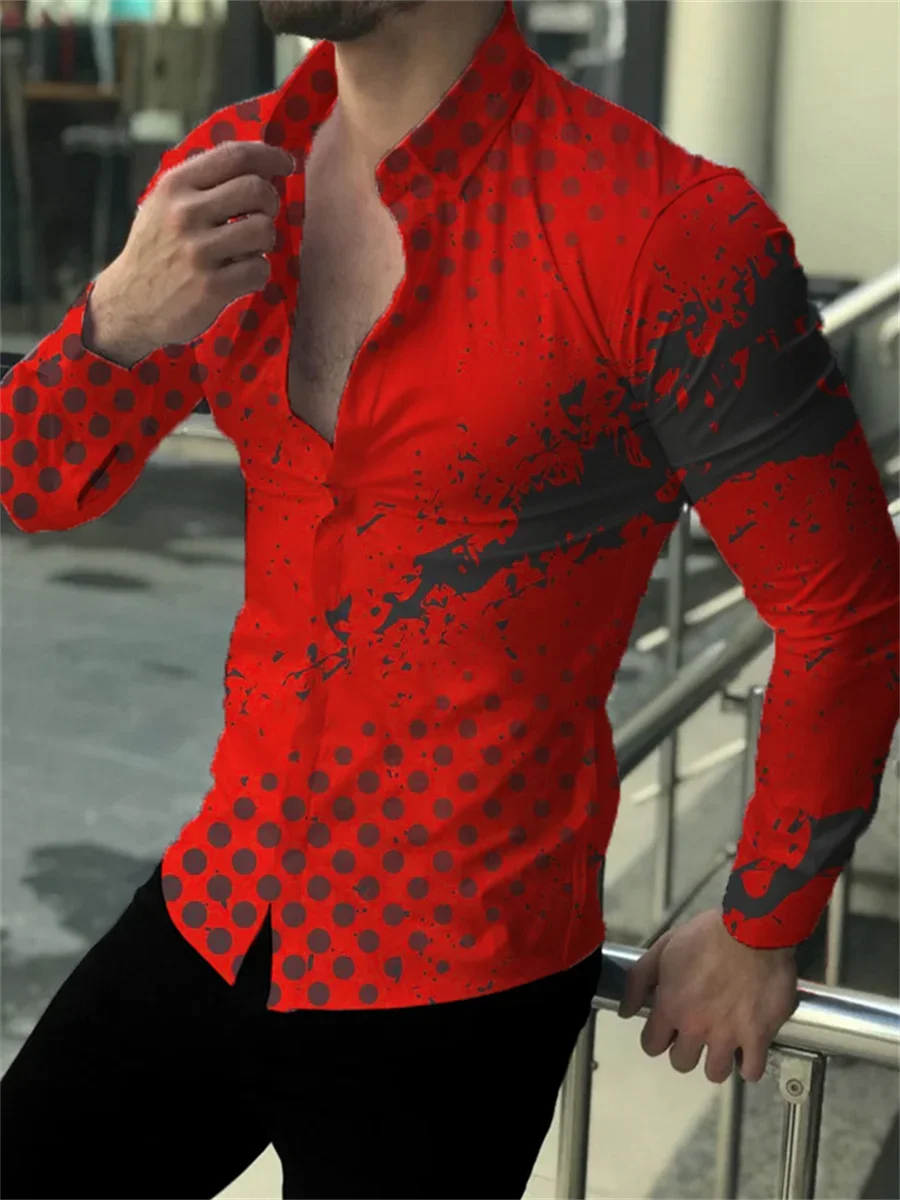 Fashion Shirt Men's HD Printing Healthy Fabric Soft and Comfortable Spring Summer Casual Outdoor Street Curved Stripes Colorful
Fashion Shirt Men's HD Printing Healthy Fabric Soft and Comfortable Spring Summer Casual Outdoor Street Curved Stripes Colorful