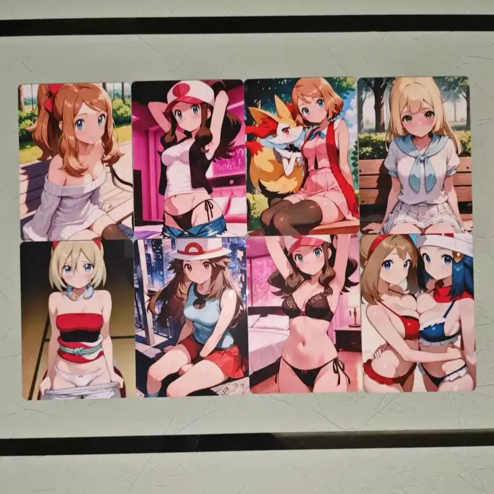 8Pcs/set Sexy Trainer Card Pocket Monsters ACG Iono Lillie No Mosaic Cartoon DIY PTCG Cards Boy Animation Collection Card 18+
8Pcs/set Sexy Trainer Card Pocket Monsters ACG Iono Lillie No Mosaic Cartoon DIY PTCG Cards Boy Animation Collection Card 18+